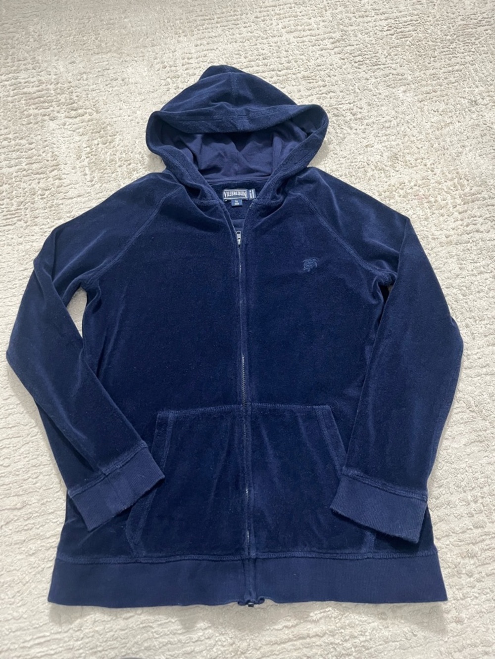 Vilebrequin Kids Zip Up Terry Cotton Zip Hoodie